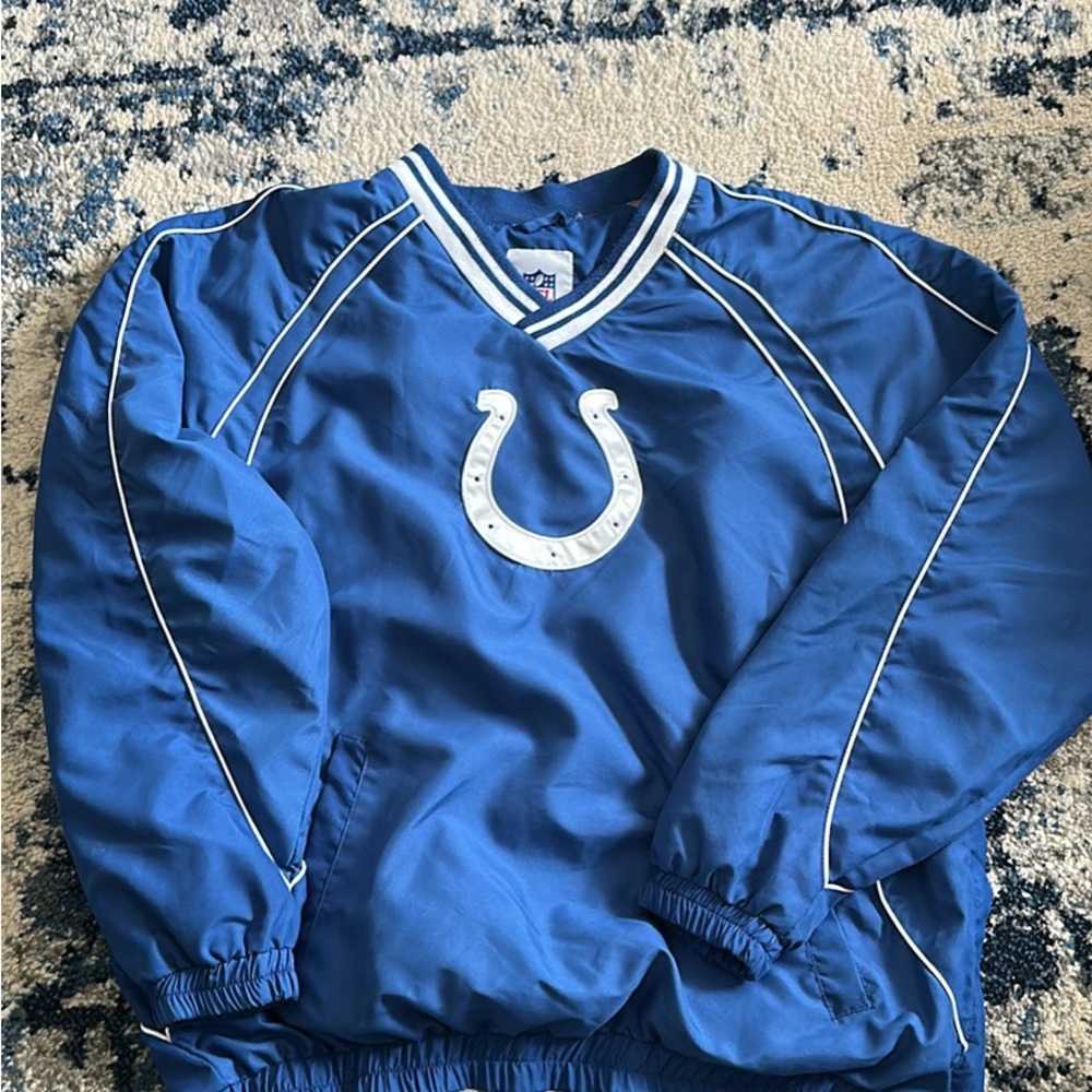 NFL Blue Pullover with White Accents